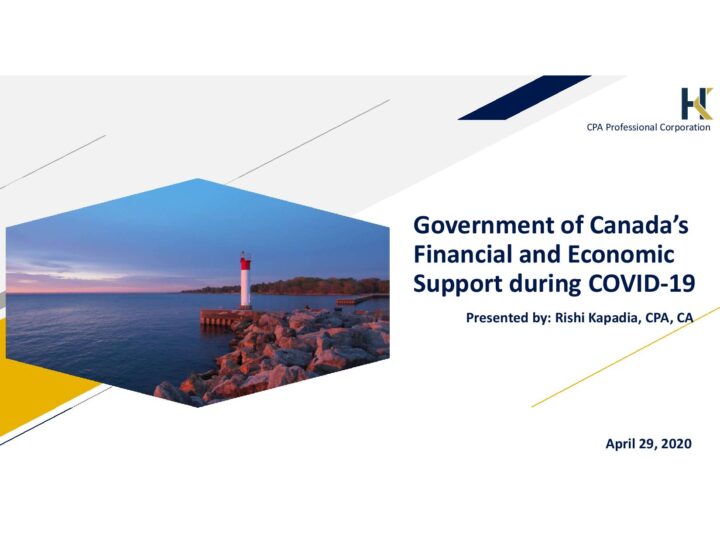 Government of Canada’s Financial and Economic Support